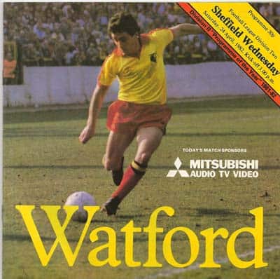 Watford FC v Sheffield Wednesday FC 